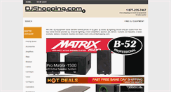 Desktop Screenshot of djshopping.com
